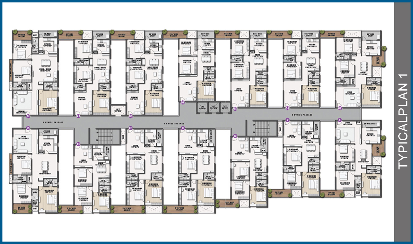 TYPICAL FLOOR PLAN